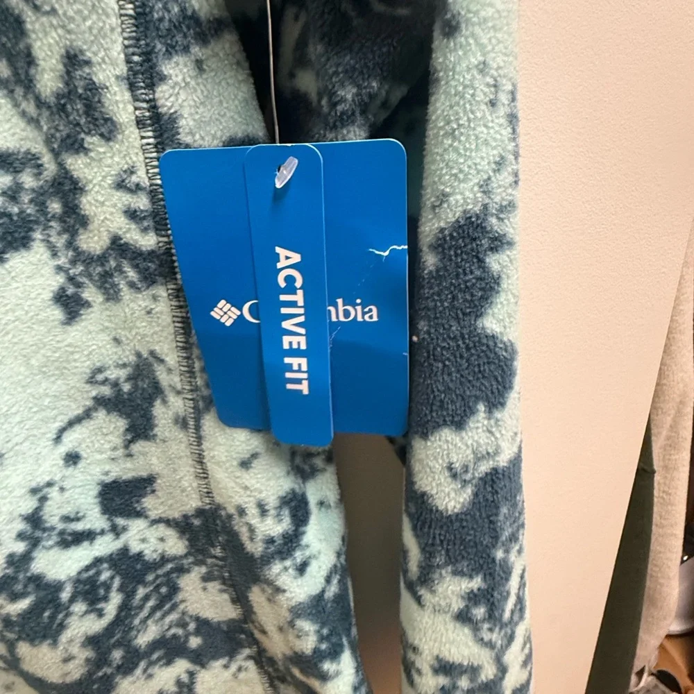 Columbia Sportswear Women’s X-Large Pullover Fleece Teal New With Tags - Picture 3 of 4